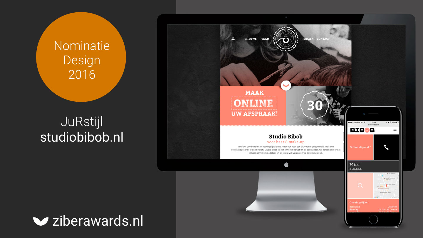 JuRstijl genomineerd Ziberawards