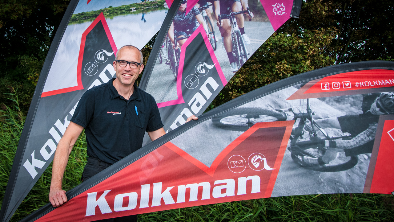 Kolkman beachflags binnen!